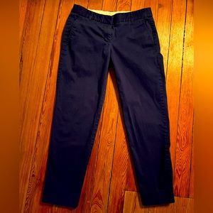 J. Crew navy blue capri, size 0